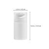minkissy Travel Lotion 3pcs Airless Pump Jar Cosmetic Jar Refillable Face Cream Container Lip Balm Jars Portable Lotion Bottles Travel Makeup Supplies for Powder Cream Balm 120ML Airless Pump Bottles view 2