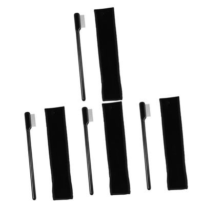 minkissy 4sets Handle Eyelash Comb and Eyebrow Brush Tool Makeup Shaping Tool for Eyelash Eyebrow Grooming Quality Material for Home Salon Use
