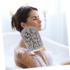 minkissy 2pcs Exfoliating Shower Gloves Soft Bath Body Scrubber for Deep Cleansing Grey Bathing Accessories for Smooth Skin and Relaxation view 4