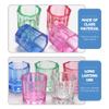 Beavorty 8pcs Colored Glass Dappen Dishes for Nail Manicure Cups Decorative Nail Liquid Containers for Home and Salon Use view 3