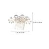 LALAFINA 5pcs Bridal Hair Elegant Hair Combs for Weddings Stylish Accessories for Brides and Bridesmaids Delicate for Stunning Hairstyles view 2