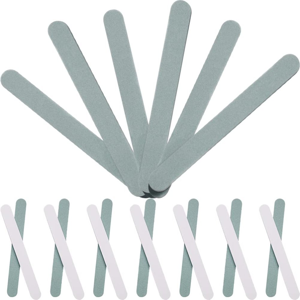 Beavorty 20pcs Double-Sided Nail Files for Manicure Nail Buffering Tool for Polishing and Shaping Abrasive Strips for Art Women and Girls