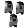 Healifty 3 Pcs Natural Horn Comb Massage Tool Prevent Hair Loss for Women and Girls Portable Hair Smoothing Comb for Women view 1