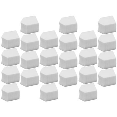 FOMIYES 24pcs Nail Gradient Sponge Cosmetic Sponge Nail Brush Makeup Wedges Nail Airbrush Polish Brush Puff Beauty Makeup Wedge Sponge Applicator Manicure Tools Wedge Shape White