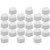 FOMIYES 24pcs Nail Gradient Sponge Cosmetic Sponge Nail Brush Makeup Wedges Nail Airbrush Polish Brush Puff Beauty Makeup Wedge Sponge Applicator Manicure Tools Wedge Shape White view 1