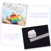 FOMIYES 24pcs Nail Gradient Sponge Cosmetic Sponge Nail Brush Makeup Wedges Nail Airbrush Polish Brush Puff Beauty Makeup Wedge Sponge Applicator Manicure Tools Wedge Shape White view 4