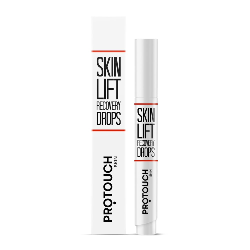 PROTOUCH Skin Lift Recovery Drops - Effective on Neck, Jawline, Chin, Forehead & Smile-Lines | All Skin Types (6 ML) Pack Of 1