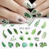 DOACT Nail Stickers, 68 Sheets DIY Self Adhesive Nail Decals Art Flower Heart Star Maple Leaf Sequins Decoration Accessories for Manicure Designs view 3
