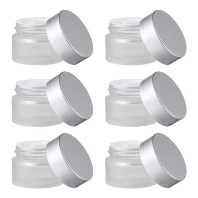 Luxshiny 6 Pcs Cosmetic Bottle Eye Cream Bottle Empty Cosmetic Jars Makeup Containers Lotion Container Lip Gloss Containers Empty Cream Tubes Terrarium With Cover Travel Glass Small Jar