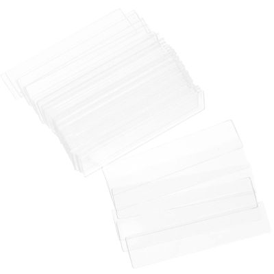 Beavorty 150pcs Acrylic Nail Art Display Strips Transparent Double-sided Boards for Manicure Showcase for Home and Salon Use Smooth for Stunning