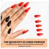 Beavorty 150pcs Acrylic Nail Art Display Strips Transparent Double-sided Boards for Manicure Showcase for Home and Salon Use Smooth for Stunning view 2