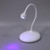 LED Nail Lamp with 360 Degree Rotatable Flexible Gooseneck, LED Desk Nail Lamp for Gel Nails, Portable Manicure Dryer Gel Polish Curing Light, 3 Level Brightness view 2
