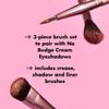 e.l.f. No Budge Brush Trio, 3-Piece Eyeshadow Brush Set For Applying & Blending Color, Use With The No Budge Cream Eyeshadows, Vegan & Cruelty-Free view 2