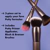 e.l.f. Putty Tools Trio, Set Of 3 Face Makeup Brushes For Putty Products, Helps You Easily Blend Putty Primer, Blush & Bronzer, Vegan & Cruelty-Free view 2