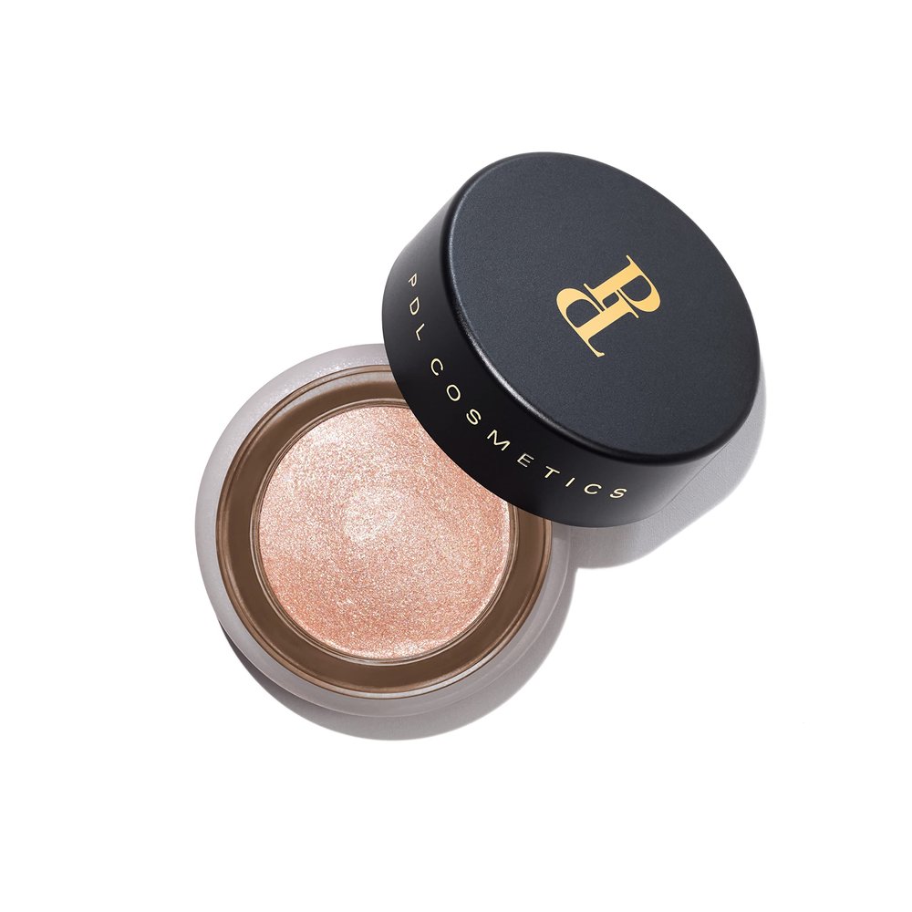 PDL Cosmetics by Patricia De Len | Exotic Hyponic Cream Eyeshadow (Moonstone) | Highly Pigmented Cream-to-Powder White Pearl Metallic Eye Makeup for Instant Shimmer | Long-Lasting Moisturizing Formula | Vegan | .16 fl oz