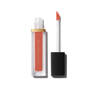 PDL Cosmetics by Patricia De Len | Bold Aspirations Liquid Lipstick (Luna) | Highly Pigmented Smooth Matte Finish | Soft Apricot Tone | Long Lasting, Non-Transfer, Hydrating Formula | Vegan | Cruelty-Free | .14 fl oz