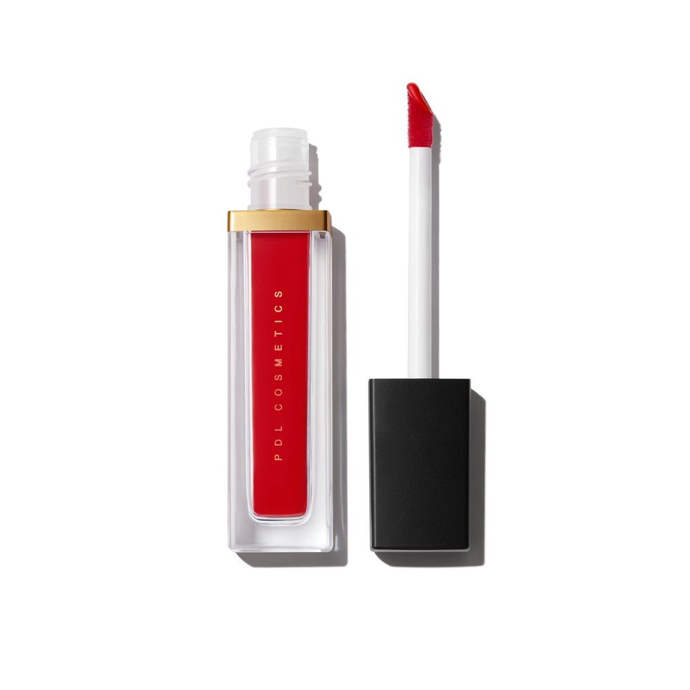PDL Cosmetics Bold Aspirations Liquid Lipstick (Scarlett Red) | Highly Pigmented Smooth Matte Finish | Red Tone | Long Lasting, Non-Transfer, Hydrating Formula | Vegan | Cruelty-Free | .14 fl oz