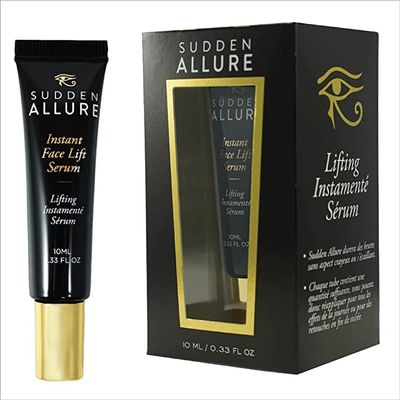 Sudden Allure Instant Face Lift Serum  Erase Under Eye Bags & Wrinkles in 60 Seconds - Firming Face & Eye Serum Lotion Cream - Instantly Tighten & Reduce Eye Bags & Crows Feet | Made in USA (10 ml)