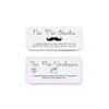 No Mo-Stache Mini Duo - 12 Count Brow and Lip Wax Kit, 2 Piece Set - As Seen On Shark Tank - Hair Removal Wax Strips with Tweezers for Face, Brows and On-The-Go Use view 1