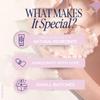 Skin Mantra - Moon Shape Crystal Clear Quartz Eye Mask, Anti-Aging Hot or Cold Using Stone Eye Mask 100% Natural Beauty Eye Mask (Rose Quartz) view 2