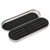 Dioche Tweezers Storage Case, Eyelash Extension Tweezers Organizer Eyelash Tweezers Box Tweezers Organizer Case for Storage Eyelash Pencil Makeup Tools (Silver) view 1