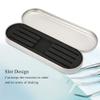 Dioche Tweezers Storage Case, Eyelash Extension Tweezers Organizer Eyelash Tweezers Box Tweezers Organizer Case for Storage Eyelash Pencil Makeup Tools (Silver) view 4
