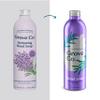Grove Co. Hydrating Gel Hand Soap Refills (2 x 13 Fl Oz) + 1 x Reusable Glass Soap Dispenser, Plastic-Free & Liquid Refillable Starter Kit, Natural Lavender Blossom & Thyme Fragrance view 2