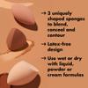 e.l.f. Total Sponge Set, Multi-use Makeup Sponge Set For Flawless Blending, Great For Powder Or Liquid Concealer & Foundation, Vegan & Cruelty-Free view 4