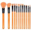 MODA Neon Makeup Brush Set  12pc Face & Eye Brush Kit with Soft Vegan Filaments  Blending, Contouring, Highlighting  Cruelty-Free, Bold Neon Design view 1