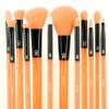 MODA Neon Makeup Brush Set  12pc Face & Eye Brush Kit with Soft Vegan Filaments  Blending, Contouring, Highlighting  Cruelty-Free, Bold Neon Design view 2