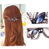 KALLORY 2pcs Unique Butterfly Hairpin for Women Elegant Rhinestone Barrette Fashionable Hair Clips view 3