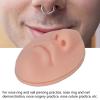 Sonew Silicone Nose Model, Silicone Flexible Face Model, for Piercing Practice, Jewelry Display, Practicing Suture, Teaching Instructions (Light Skin Colour) view 3
