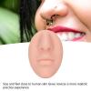 Sonew Silicone Nose Model, Silicone Flexible Face Model, for Piercing Practice, Jewelry Display, Practicing Suture, Teaching Instructions (Light Skin Colour) view 4