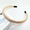 4 Piece Shiny Row Full Crystal Headband Hair Accessories Beaded Hair Bands Rhinestone Hair Accessories for Women,4 Pieces view 3