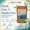 ROOTS AND HERBS Neem and Fennel Depilatory Mask - Vegan Hair Removal for Sensitive Skin: Facial, Pubic, Bikini, Leg - Organic Powder Waxing view 2