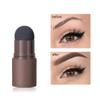 10 Eyebrows stamp Stencils Kit, 1 step brows powder makeup & 2 Eyebrow Brushes view 2
