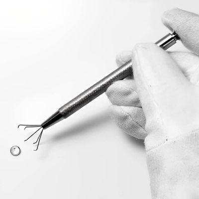 ATAR Diamond Holder Tweezer || 5 Prong Holder Professional Pick-up Tool || Stainless Steel Diamond Holder Grabber Jewelry Locking Tweezer || 5 Claw Prong (ATDP5)