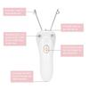 Ejoyous Hair Remover Electric Face Eyebrow Threading Epilator USB Charging Cotton Thread Depilation Machine Device for Women Girls Ladies (Gold) view 3