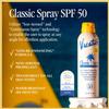 Vacation Classic Sunscreen Spray SPF 50, Water-Resistant, Lightweight, Transparent on All Skin Tones, Dermatologist-Tested, Vegan, 6 Fl. Oz. (Value Pack of 3) view 2