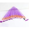 20Pcs Diamond Makeup Brushes Set ,Powder Foundation Blush Blending Eye shadow Lip Cosmetic Beauty Make Up Brush (Purple) view 2