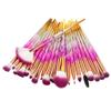 20Pcs Diamond Makeup Brushes Set ,Powder Foundation Blush Blending Eye shadow Lip Cosmetic Beauty Make Up Brush (Pink Gold) view 1