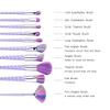 10PCS Makeup Brushes Set Powder Blush Eyeshadow Conceaer Lip Professional Make Up Brush Cosmetics Tool (White Pink) view 2