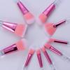 10PCS Makeup Brushes Set Powder Blush Eyeshadow Conceaer Lip Professional Make Up Brush Cosmetics Tool (White Pink) view 3