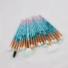20Pcs Diamond Makeup Brushes Set ,Powder Foundation Blush Blending Eye shadow Lip Cosmetic Beauty Make Up Brush (Blue Pink) view 3