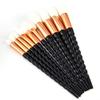 10PCS Makeup Brushes Set Powder Blush Eyeshadow Conceaer Lip Professional Make Up Brush Cosmetics Tool (Black) view 1