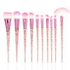 10PCS Makeup Brushes Set Powder Blush Eyeshadow Conceaer Lip Professional Make Up Brush Cosmetics Tool (Rose Red) view 1