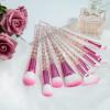 10PCS Makeup Brushes Set Powder Blush Eyeshadow Conceaer Lip Professional Make Up Brush Cosmetics Tool (Rose Red) view 2