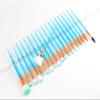 20Pcs Diamond Makeup Brushes Set ,Powder Foundation Blush Blending Eye shadow Lip Cosmetic Beauty Make Up Brush (Blue) view 2
