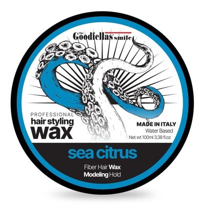 The Goodfellas' smile Sea Citrus Hair Wax  Modeling Hold Styling Wax with Oceanic Lemon Scent, 100ml  Made in Italy