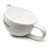 The Goodfellas' smile Scuttle Shave Mug (WHITE) - Ceramic, Shaving Bowl That Keeps Lather Rich & Hot, Handmade Shave Bowl, Get a Barbershop Hot Shave At Home Daily, Great Gift view 1